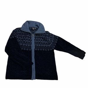 Knit Blue Jacket/Sweater